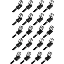 Daisy Store 20 Adet, Yapışkanlı Ayarlanabilir Kablo Toplama Tutucu, Klips Seti,