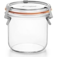 Daisy Store Klipsli 2'li Cam Kavanoz Seti (1 Adet 580 ml - 1 Adet 425 Ml)