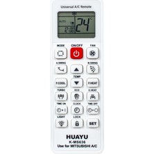 Huayu K-MS636 Mitsubishi Universal Akıllı Klima Kumanda Uyumlu Mod Kontrolü ve Fan Hız Kontrolü