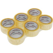 Daisy Store Pressbant Koli Bandı Şeffaf, 45MM x 100 Metre 6'lı Paket (Hotmelt)
