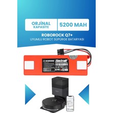 Electroll Roborock Q7+ Batarya 5200MAH Pil Robot Süpürge Bataryası