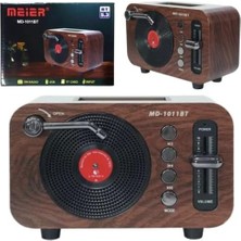 Daisy Store Mini Boy Retro Bluetooth Radyo Hoparlör – CZ1011BT | Klasik Tasarım, Kablosuz Bağlantı, Güçlü Ses, Uzun Pil Ömrü, Taşınabilir Hoparlör CZ1011BT 360 x 140 x 120 mm (CZ1011BT - Kahverengi)