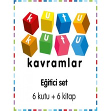 Daisy Store Kutu Kutu Kavramlar: 6 Kutu + 6 Kitaplık Eğitici Set
