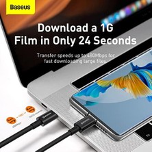 Daisy Store Hızlı Şarj Özellikli 100W Type-C To Type-C Kablo 1m-Siyah