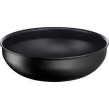 Tefal Ingenio Mix 6X 26 cm İndüksiyon Tabanlı Wok Tava Titanyum Kaplama Siyah Renkli