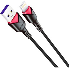 Daisy Store Syrox C93 2.0 Mah Iph 1 mt Gül Desenli Kablo Araç Şarjı, Siyah
