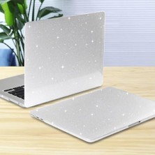 Daisy Store Pro 14.2 Inç Kılıf M5–m1 Uyumlu Simli Kristal Parlak Tpu Sert Kapak Ince Hafif Premium Tam Koruma Şeffaf