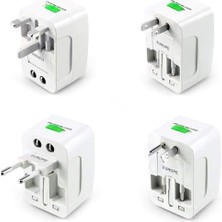 Daisy Store Çoklu Priz Çevirici Dönüştürücü Seyahat Adaptörü (150+ Ülke)