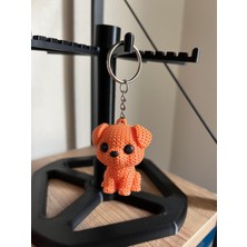 Reborn 3D Turuncu Köpek Ahtarlık