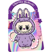 Daisy Store Mor Labubu – Çıkartma Hediyeli Boyama Kitabı