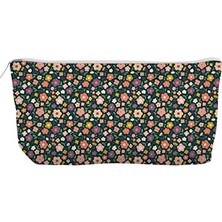 Daisy Store Kanvas Bez Kalemlik, Kalem Kutusu, Cüzdan, Körüklü, Iç Astarlı, 21X10X6CM (Ekahi)