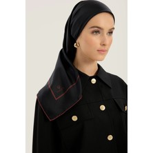 Maisa Pak Tivil Ipek Eşarp 90*90 cm - Siyah