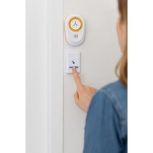 Daisy Store Kablosuz Kapı Zili | Pilli, Güçlü ve Şık Tasarımlı Ev & Ofis Zil Sistemi (Asorti Renk Karışık)