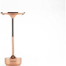 Daisy Store LED Dekoratif Masa Lambası Dokunmatik Şarj Edilebilir Dim Edilebilir (Rose)