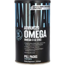 Universal Nutrition Animal (Özelsporcugıdaların'dan !!) Advanced Omega-3  30 Packs.avrupa Üretim Değildir!!amerikan Üretimdir!!.66.