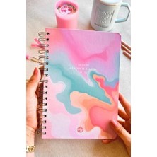 Daisy Store Akademik Ajanda 17X24 Spiralli 25/26 Marble