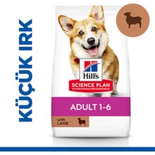 Hill's Science Plan Küçük Boy Yetişkin Kuzu Etli ve Pirinçli Köpek Maması 1.5 kg Tüm Irklar İçin
