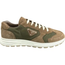 Prada Süet ve Re Nylon Erkek Sneaker