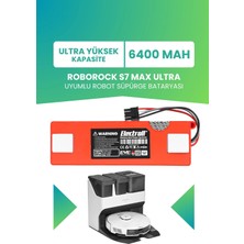 Electroll Roborock S7 Max Ultra Batarya 6400MAH Pil Robot Süpürge Bataryası