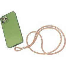 Daisy Store - Cep Telefonu Boyun Askısı, Swarovski Taşlı Işıltılı Askı, Ayarlanabilir, Metal Halkalı, Hafif & Şık Askı Ipi, Suya Dayanıklı Tasarım - Altın Renk