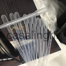 Daisy Store Epoksi Damlalık Reçine Pipet Plastik Epoxy Şeffaf Pipet Ideal Boy 3 ml (40 Adet)