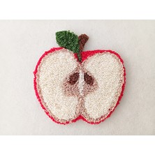 Aryada Elma Tasaramlı Bardak Altlığı