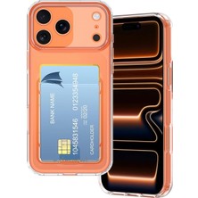 Daisy Store - 17 Pro ile Uyumlu Kılıf Kamera Koruma ve Köşe Korumalı Kartlıklı Cüzdanlı Darbe Emici Kapak