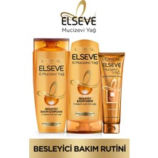 Elseve 6 Mucizevi Yağ Şampuan 450 ml + Saç Kremi 360 ml + Saç Güzelleştirici Krem 150 ml