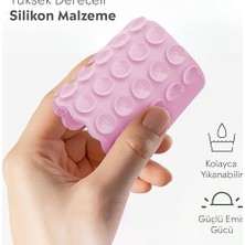Daisy Store Telefon Arkasına Yapışan Silikon Vantuzlu Telefon Kılıfı Tutucu Araç Telefon Tutucu Ahtapot Vakumlu Telefon Tutucu (Açık Pembe (Çift Taraflı))