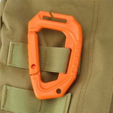 Evolite Tactical Molle Karabina E-5530 Hafif ABS Yapı ile Taktik Kullanım için Standart Renk Turuncu