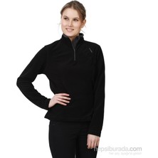 Evolite Fuga Kadın Mikro Polar Sweater - Siyah