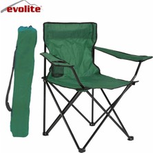 Evolite Nature Katlanabilir Kamp Sandalyesi - Kırmızı