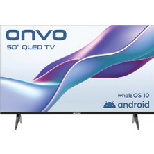 Onvo 50VQ80F2FA 50'' 127 Ekran Uydu Alıcılı Full HD whaleOS QLED TV