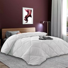 Linnda Home Çift Kişilik Microfiber Yorgan 195 x 215 cm Silikon Dolgulu Yumuşak ve Hafif