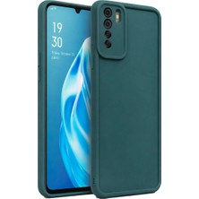 Fenza Oppo A91 4g ve Oppo Reno 3 ve Oppo F15 Uyumlu Kamera Çıkıntılı Mat Silikon Telefon Kılıfı
