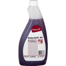 Diversey Suma Grill D9 Ağır Yağ Çözücü Fırın Temizleme 750 ml Yüksek Alkali Formül ile Etkili Temizlik