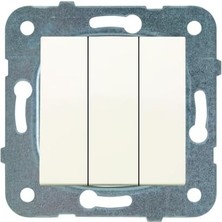 Daisy Store Krem Üçlü Anahtar Mekanizma