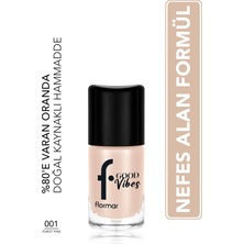 Flormar Good Vibes Yüksek Pigmentli & Parlak Bitişli Nefes Alabilen Oje