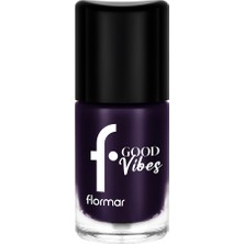 Flormar Good Vibes Yüksek Pigmentli & Parlak Bitişli Nefes Alabilen Oje