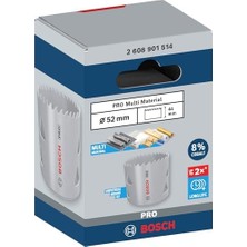 Daisy Store 1 x Pro Multi Malzeme Delik Testeresi (Yumuşak Ahşap, Alçıpan Duvar Için, Ø 52 Mm, Profesyonel Aksesuar Matkap/tornavida)