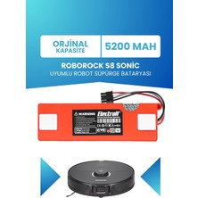 Electroll Roborock S8 Sonic Batarya 5200MAH Pil Robot Süpürge Bataryası