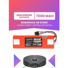 Electroll Roborock S8 Sonic Batarya 7000MAH Pil Robot Süpürge Bataryası