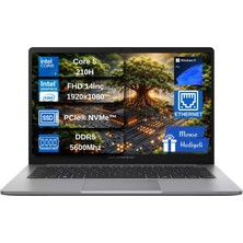Asus Expertbook P1 P1403CVA Intel® Core™ 5 210H 64GB Ddr5 2tb SSD 14"fhd (1920 x 1080) 300NITS WIN11PRO Taşınabilir Bilgisayar P1403CVAC516512G0DEX15