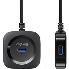 Daisy Store 4 Port USB 3.0 Çoklayıcı Hub Beyaz