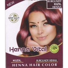 Henna Vital Kına Kızıl Renkli Amonyaksız Saç Boyası Canlı Renkler ve Saç Bakım Etkisi