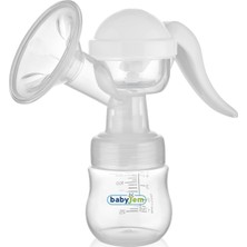 Babyjem Manuel Göğüs Pompası Silikon Malzeme İle Ergonomik Tasarım Ve Kolay Temizlik