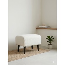 Co Art Home Premium Boucle Serisi Puf - Minimalist Modern Salon - Yatak Odası |48X40X38|