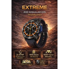 Goes Extreme Gps’li Akıllı Saat 100+ Spor Modu 3ATM Su Geçirmez Amoled Ekran 860MAH Pil