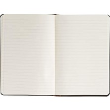 Daisy Store Notelook Tekstil Kapak Çizgili Defter A5 Beyaz