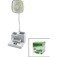 Kalemlikli Masaüstü Vantilatör USB Şarjlı Fan:8.9cm- Akrobat AYAK=23CM+KALEMLİK:36.5CM Telef